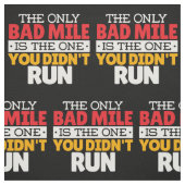 Runner - Funny Bad Mile Runote Quote Stof (Swatch)