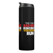 Runner - Funny Bad Mile Runote Quote Thermosbeker (Geroteerd rechts)