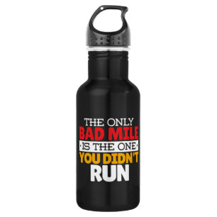 Runner - Funny Bad Mile Runote Quote Waterfles
