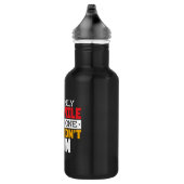Runner - Funny Bad Mile Runote Quote Waterfles (Rechts)