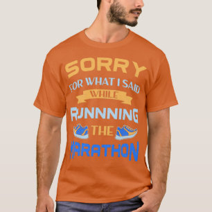 Runner Funny Fitness Runner Marathon Shoes Gift T-shirt