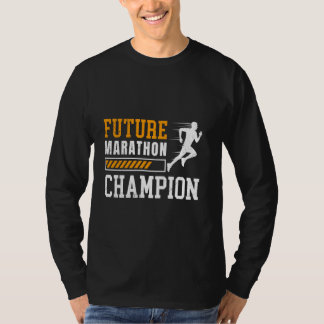Runner FUTURE MARATHON KAMPIOEN Running Funny Mara T-shirt