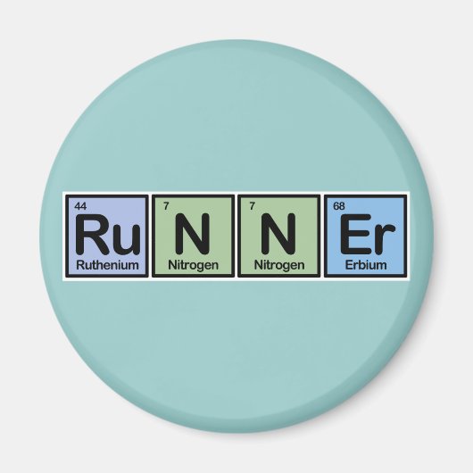Runner gemaakt van Elementen Magneet (Voorkant)