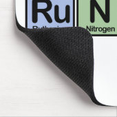 Runner gemaakt van Elementen Muismat (Hoek)