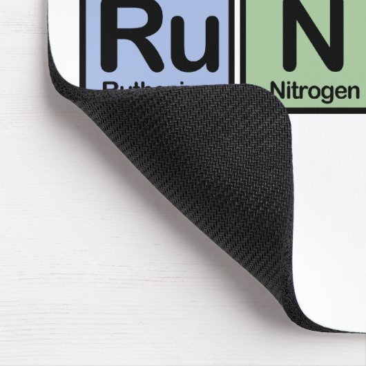 Runner gemaakt van Elementen Muismat (Hoek)