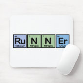 Runner gemaakt van Elementen Muismat (Met muis)