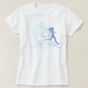 Runner Girl Blue T-shirt