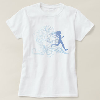 Runner Girl Blue T-shirt