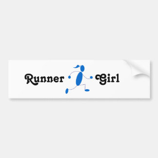 Runner Girl Bumpersticker