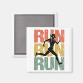 Runner Girl Magneet (Voorkant / Achterkant)