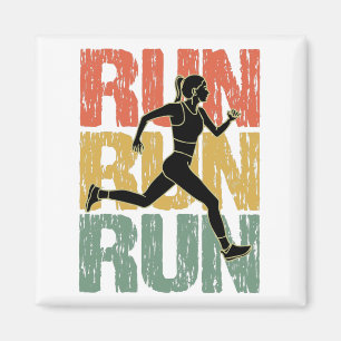Runner Girl Magneet