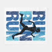 runner Girl - run run run Fleece Deken (Voorkant (Horizontaal))