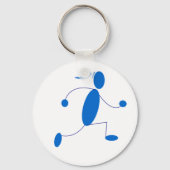 Runner Girl Sleutelhanger (Voorkant)
