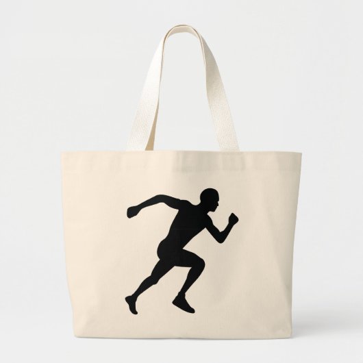 Runner Grote Tote Bag (Voorkant)