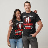 Runner Half marathon bruiloft Husb T-shirt (Unisex)
