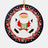 Runner Holiday Cft Keramisch Ornament (Voorkant)