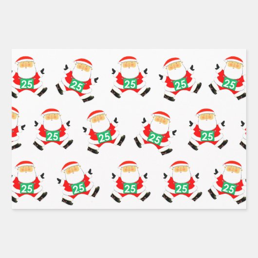 Runner Holiday Gift Wrapping Paper (Voorkant 2)