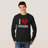 Runner I LOVE JOGGING Running Funny Jogger T-shirt (Voorkant volledig)