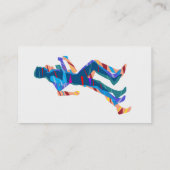 Runner in Motion Art Visitekaartje (Achterkant)