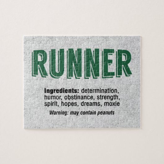 Runner Ingredients Legpuzzel (Horizontaal)