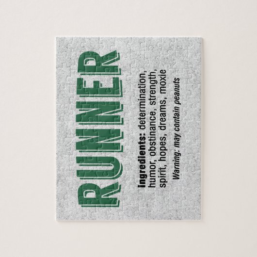 Runner Ingredients Legpuzzel (Verticaal)