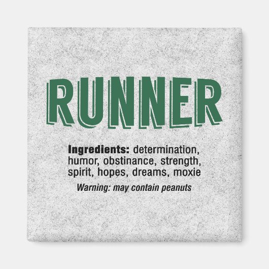 Runner Ingredients Magneet (Voorkant)
