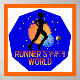 RUNNER IS UIT DIT WERELDWIJDE POSTER