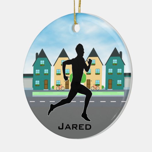 Runner Jogger Ornament (Links)