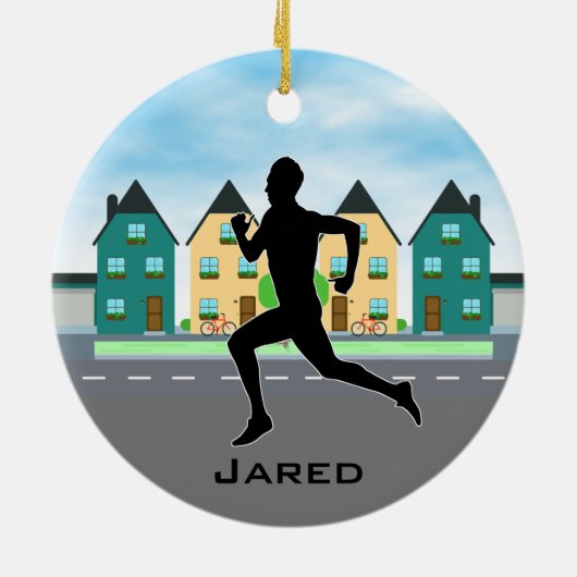 Runner Jogger Ornament (Achterkant)