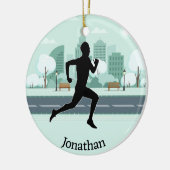 Runner Jogger Ornament (Links)