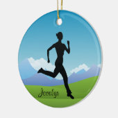 Runner Jogger Ornament (Links)