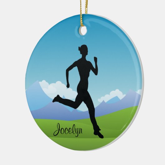 Runner Jogger Ornament (Links)