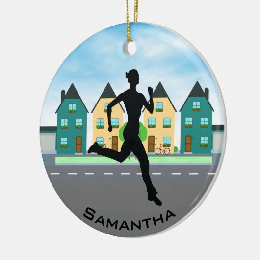 Runner Jogger Ornament (Links)