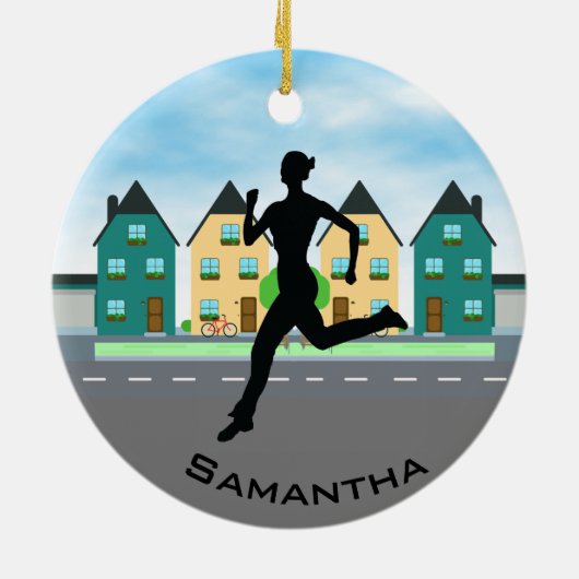 Runner Jogger Ornament (Achterkant)