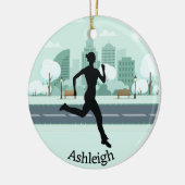 Runner Jogger Ornament (Links)