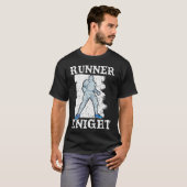 Runner Knight  Medieval Knighthood Warrior  1 T-shirt (Voorkant volledig)