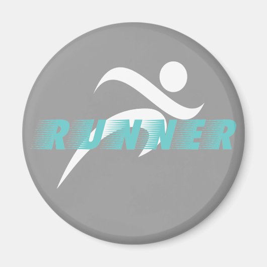 Runner koelkastmagneet magneet (Voorkant)