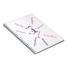 Runner Lady Pink Paars Gepersonaliseerd Notitieboe