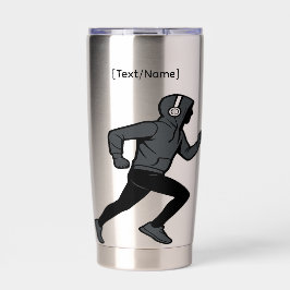 Runner Lifestyle Thermal Tumbler | Add Text/Name Geïsoleerde Drinkbeker