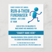 Runner Logo, Charity run-Walk-a-Thon Event Flyer (Voorkant)