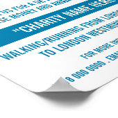 Runner Logo, Charity run-Walk-a-Thon Event Poster (Hoek)