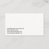 Runner Logo | loopband | Moderne fitnessruimte Visitekaartje (Achterkant)