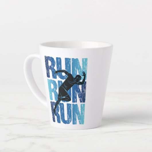 Runner - Looppas Latte Mok (Linkerhoek)