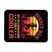 Runner Ma Definition Half Marathon die Lover loopt Magneet (Horizontaal)