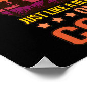 Runner Ma Definition Half Marathon die Lover loopt Poster (Hoek)