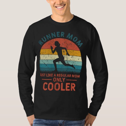 Runner Ma Funny Marathon die de moeder aan het jog T-shirt (Voorkant)