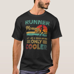 Runner Mammie Funny Marathon die met Jogging Moede T-shirt