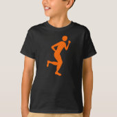 Runner (man) — Sinaasappel T-shirt (Voorkant)