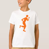 Runner (man) — Sinaasappel T-shirt (Voorkant)