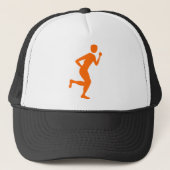Runner (man) — Sinaasappel Trucker Pet (Voorkant)